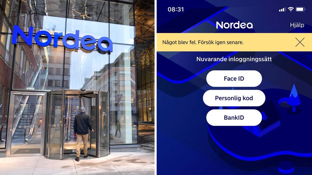 Nordeas Driftproblem Losta Svt Nyheter