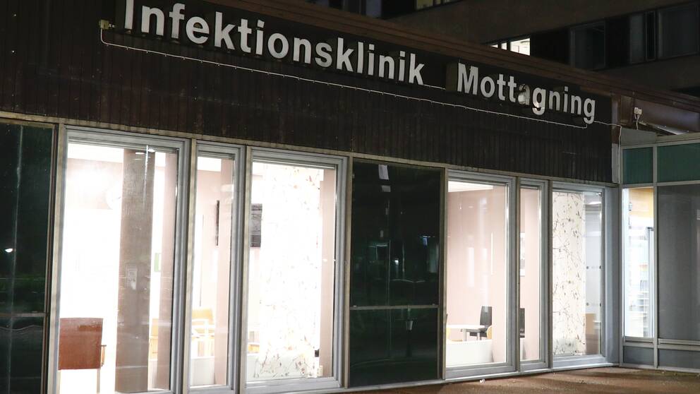 Infektionskliniken på Sahlgrenska universitetsjukhuset i Göteborg.