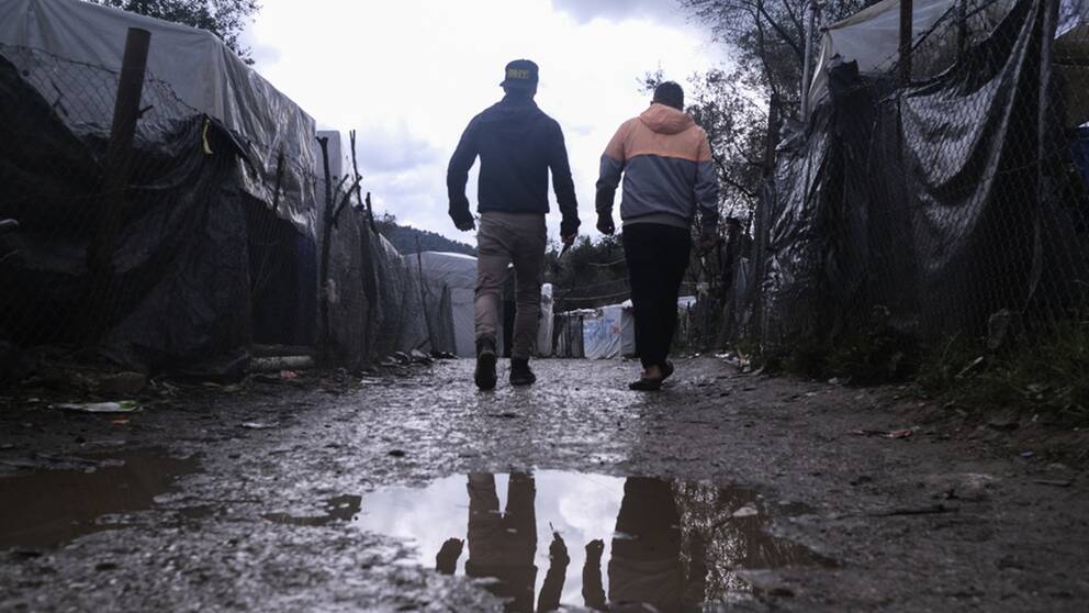 20 000 migranter uppehåller sig i lägret Moria på den grekiska ön Lesbos. Om de åker tillbaka till sina hemländer erbjuds de 21 000 kronor av EU.