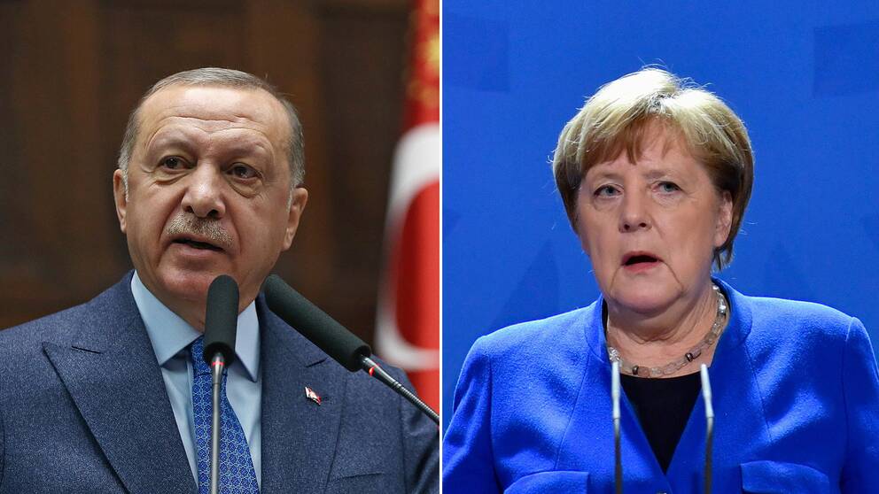 Erdogan och Merkel