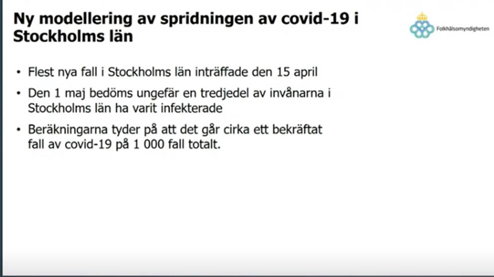 Uppgiften på den presentation som Folkhälsomyndigheten presenterade där den felaktiga siffran var med. 
