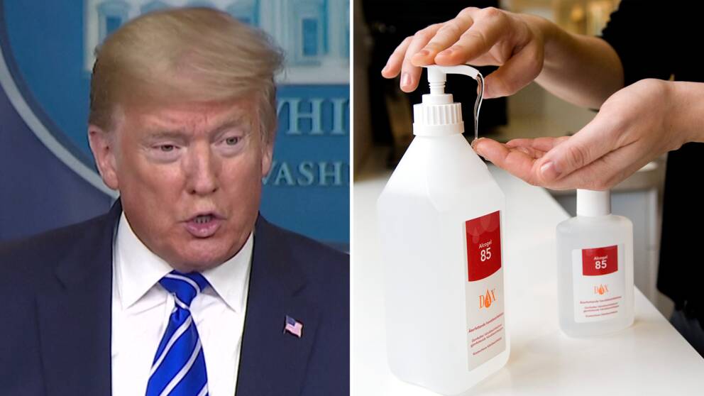 I videon kan du se Donald Trumps uttalanden och hur en svensk professor i mikrobiologi bemöter dem.