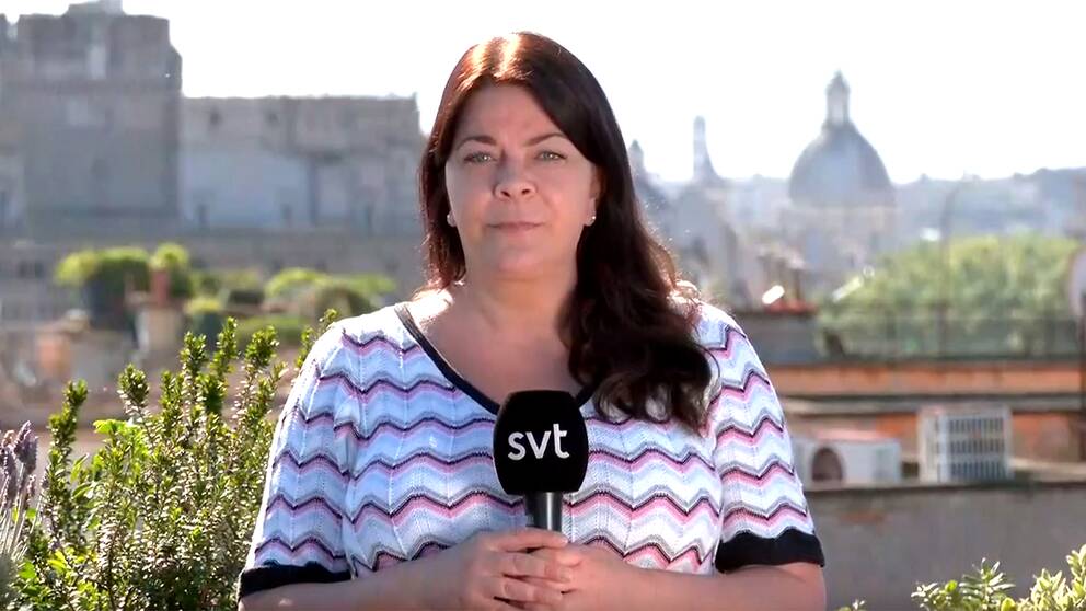 SVT:s utrikesreporter i Rom, Jennifer Wegerup