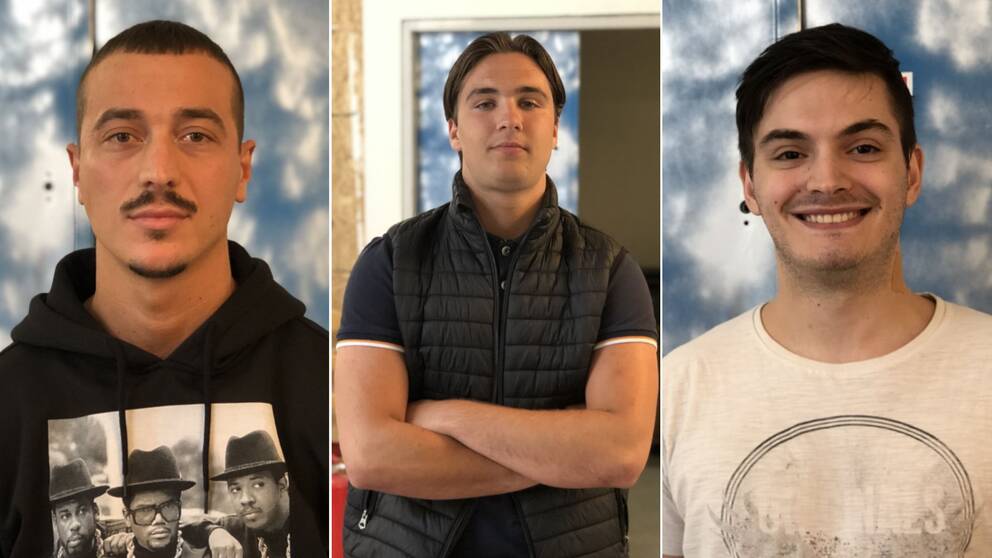 Porträtt på unga män som deltar i uttagningen till filmrollen som Zlatan Ibrahimović