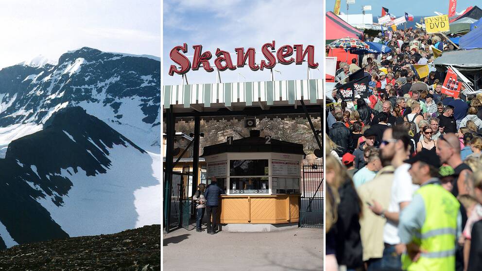 Kebnekaise, Skansen och Kiviks marknad