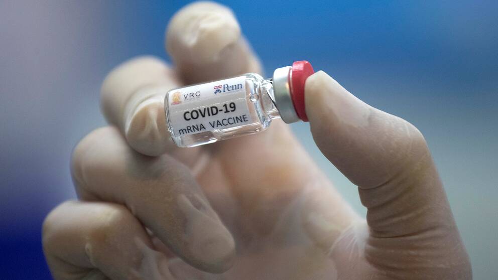 Bild på vaccinbehållare.