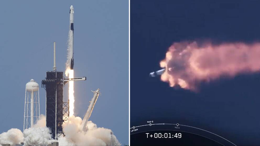Uppskjutningen av Falcon 9-raketen