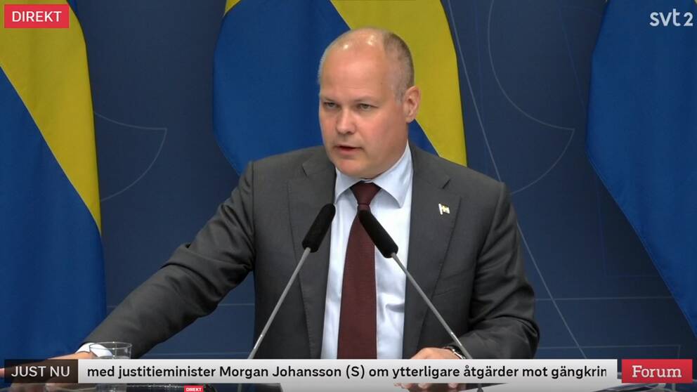 Justitie- och migrationsminister Morgon Johansson (S)