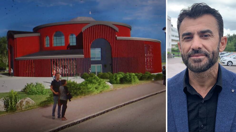 Rauf Ahmadi från Islamiska kulturföreningen i Karlstad hoppas att moskén kan stå klar inom ett år.