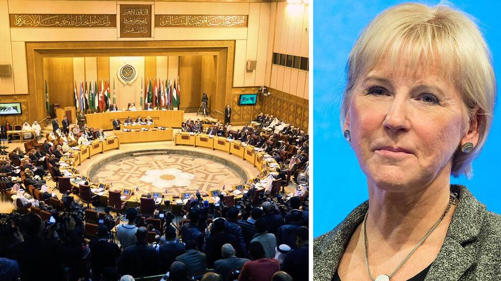 Saudiarabien stoppade utrikesministern Margot Wallström från att tala i måndags – nu fördömer hela Arabförbundet ministerns ”antisaudiska” uttalanden.