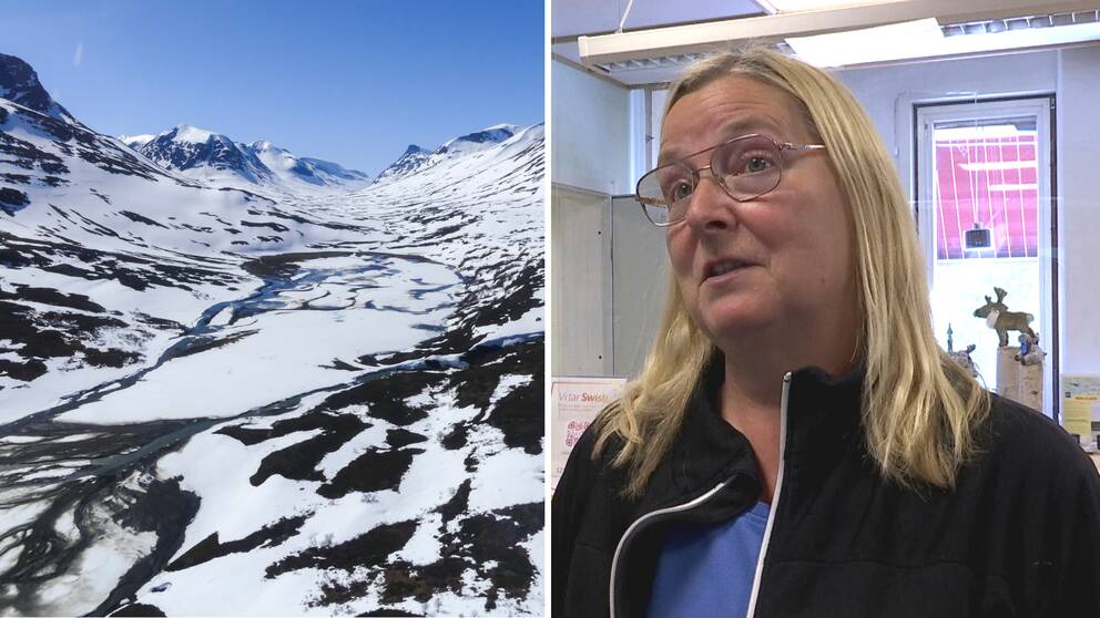 Hör Birgitta Nilsson på infocenter i Jokkmokks kommun berätta om riskerna för ovana vandrare i Sareks nationalpark.