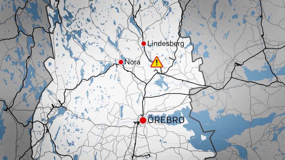 Olyckan inträffade utanför Vedevåg, i Lindesbergs kommun.