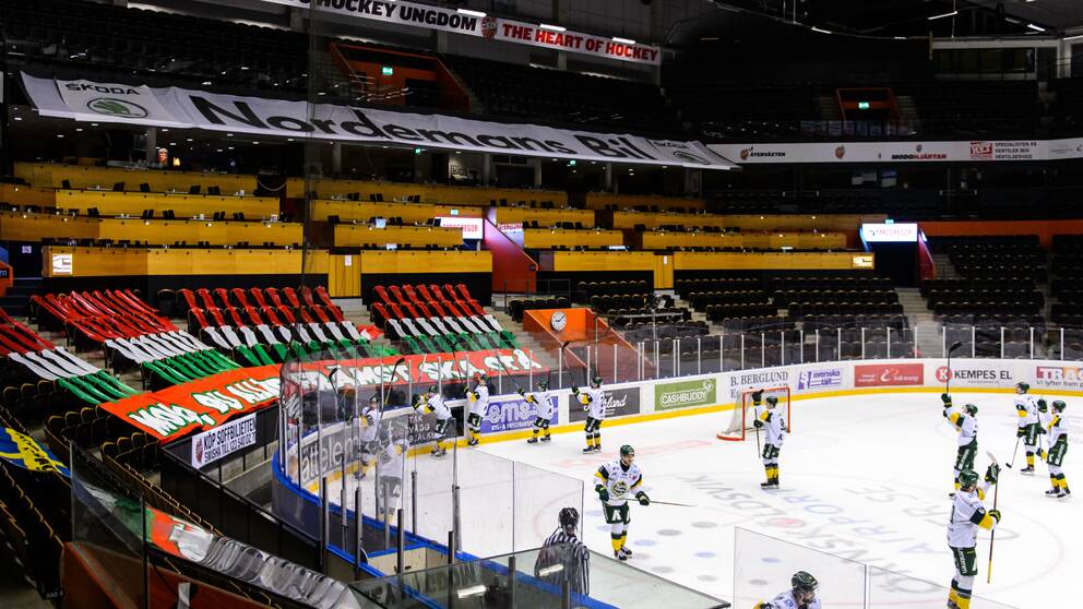 Match i hockeyallsvenskan mellan Modo och Björklöven