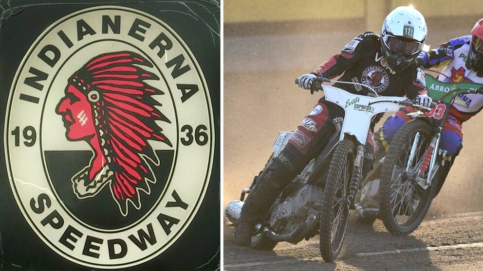 Starta klippet för att höra Indianernas ordförande resonera kring speedwayklubbens namn och logga