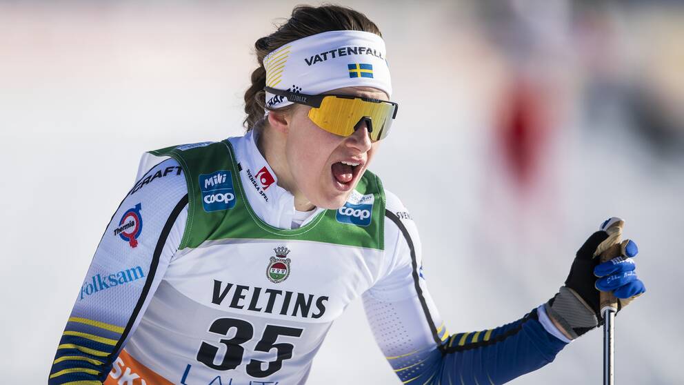 Ebba Andersson kommer inte till start i Trollhättan.