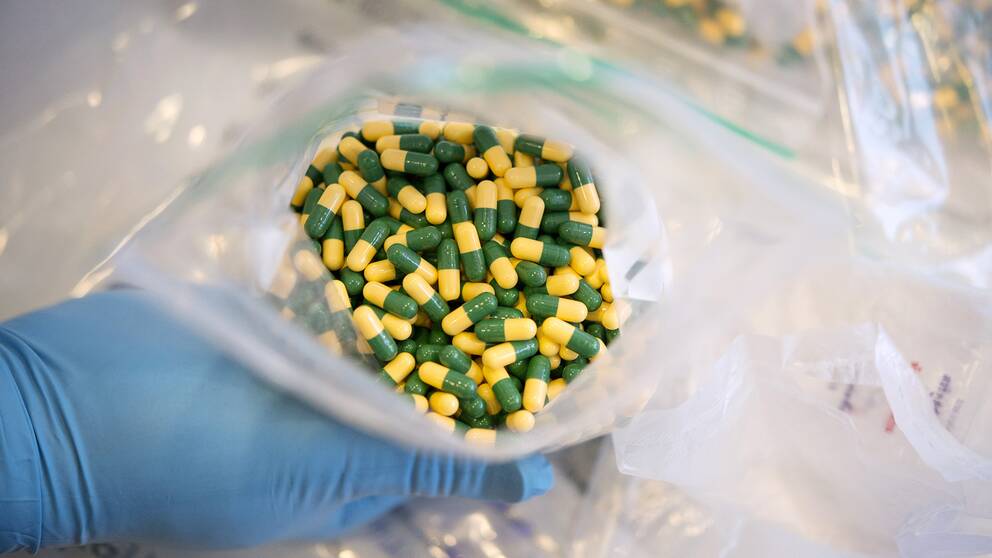 Beslagtaget Tramadol.