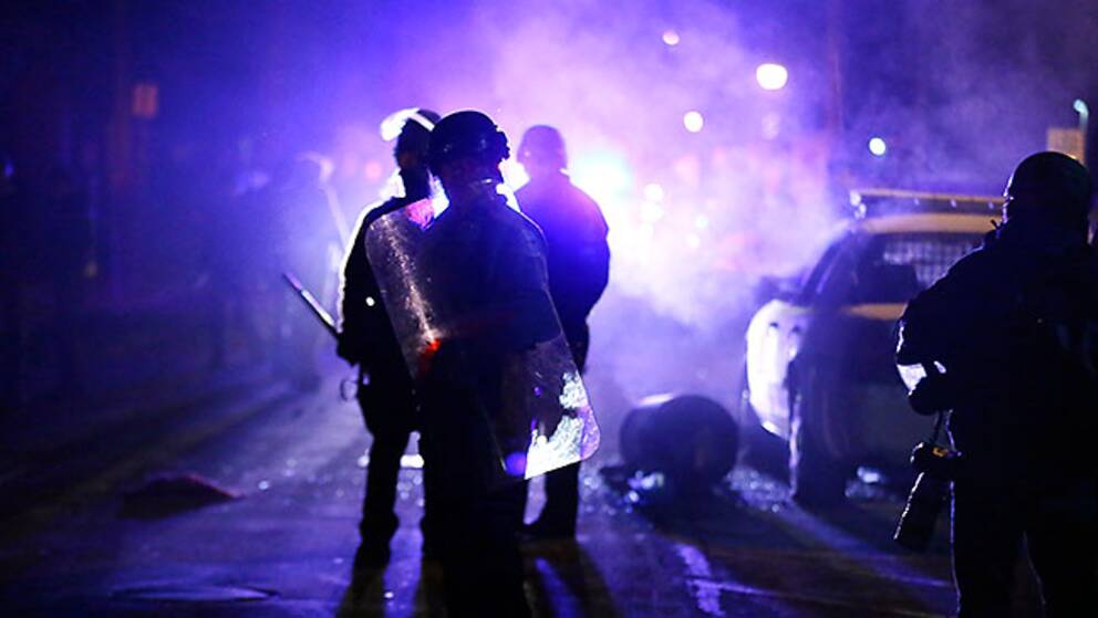 Poliser i Ferguson