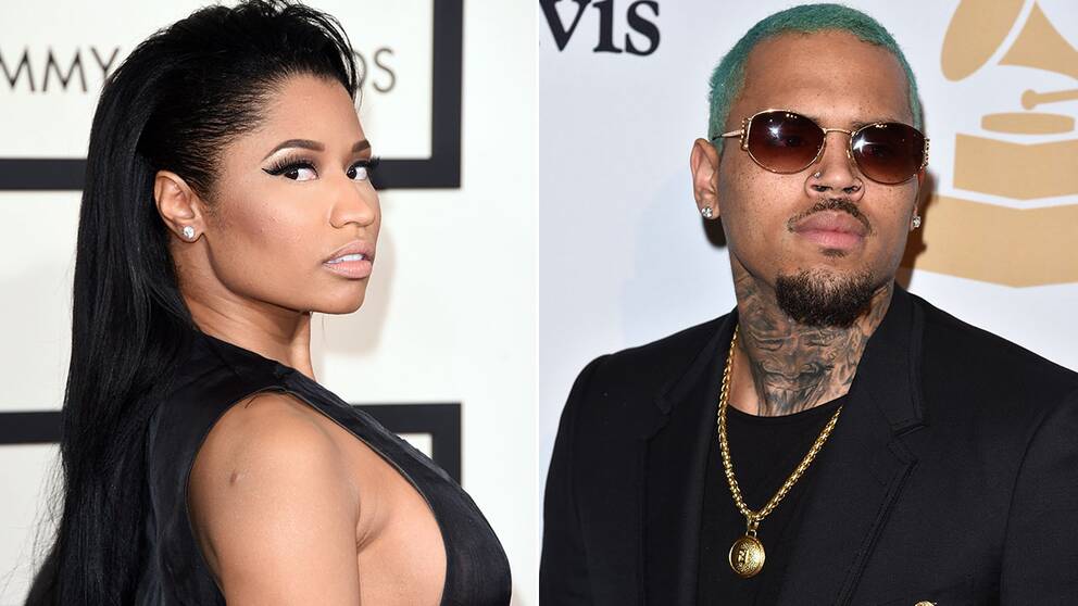 Nicki Minaj och Chris Brown.