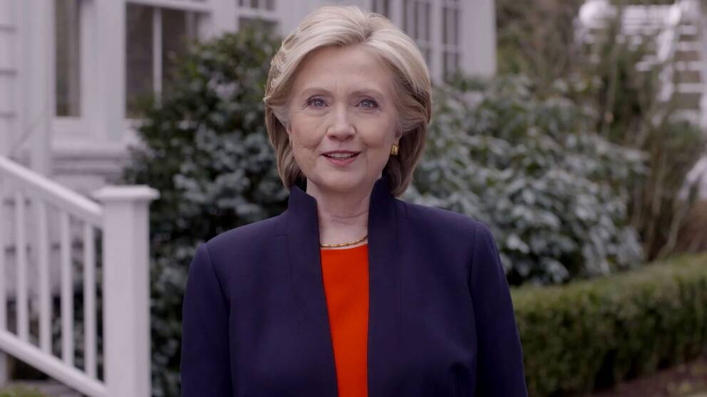 Ur videon där Hillary Rodham Clinton berättade att hon vill bli USA:s nästa ledare.