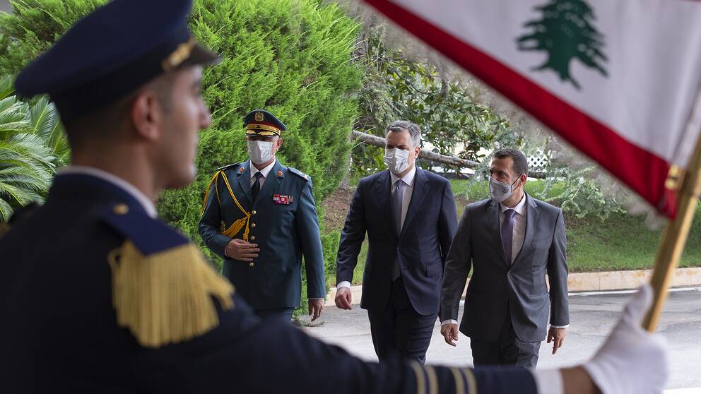 Libanons premiärminister Mustafa Adib