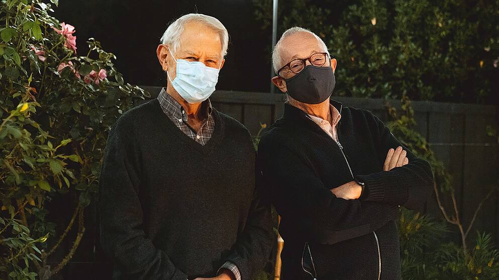 Robert Wilson till vänster och Paul Milgrom till höger.