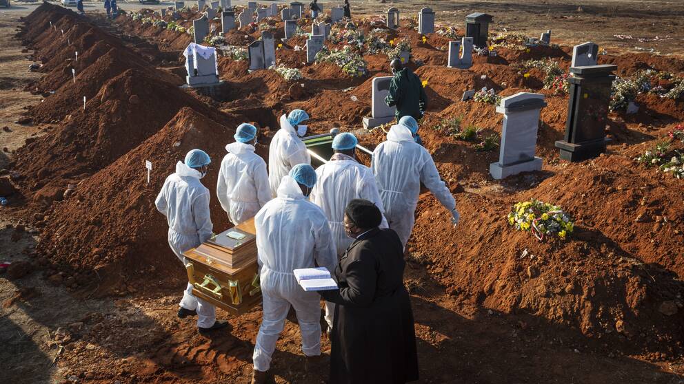 Begravning i Sydafrika.