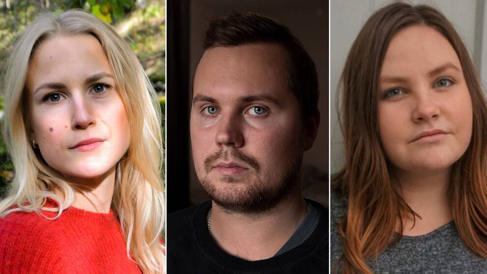 Kajsa Asp, Fredrik Eriksson och Jennie Abrahamsson