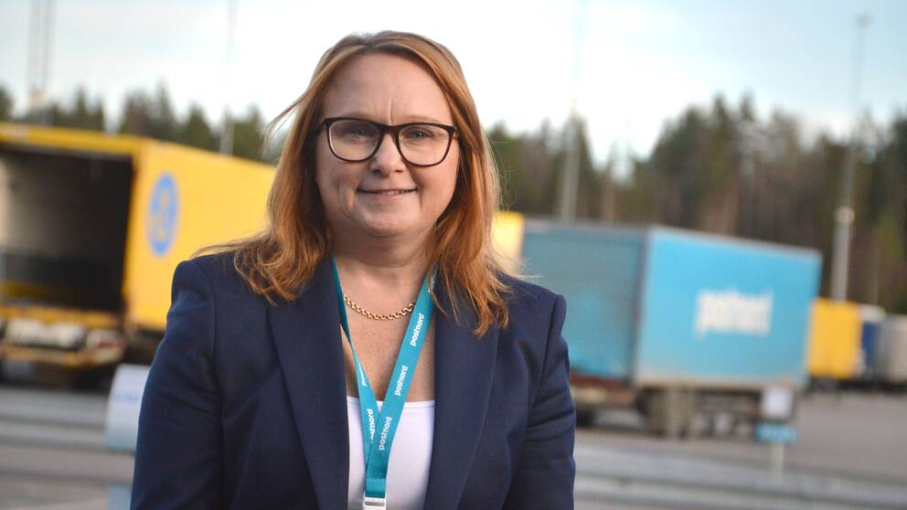 Agnes Karlsson, regionchef Postnord. 