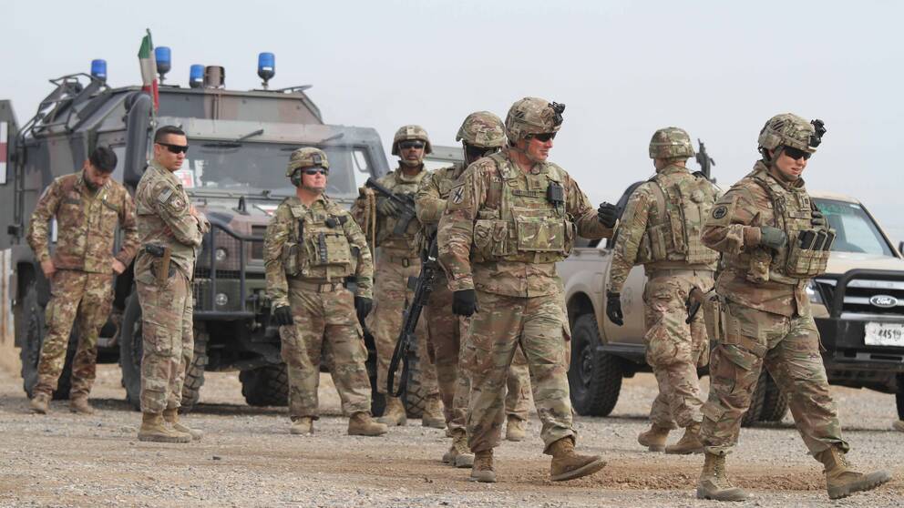 Amerikanska soldater i Afghanistan. Arkivbild.