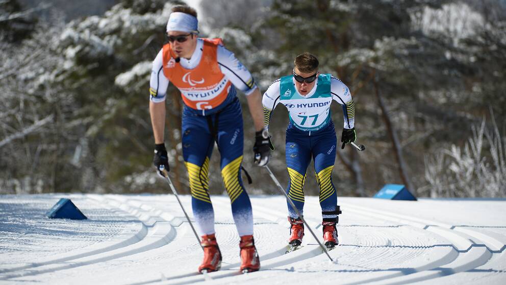 Zebastian Modin under Paralympics 2018.