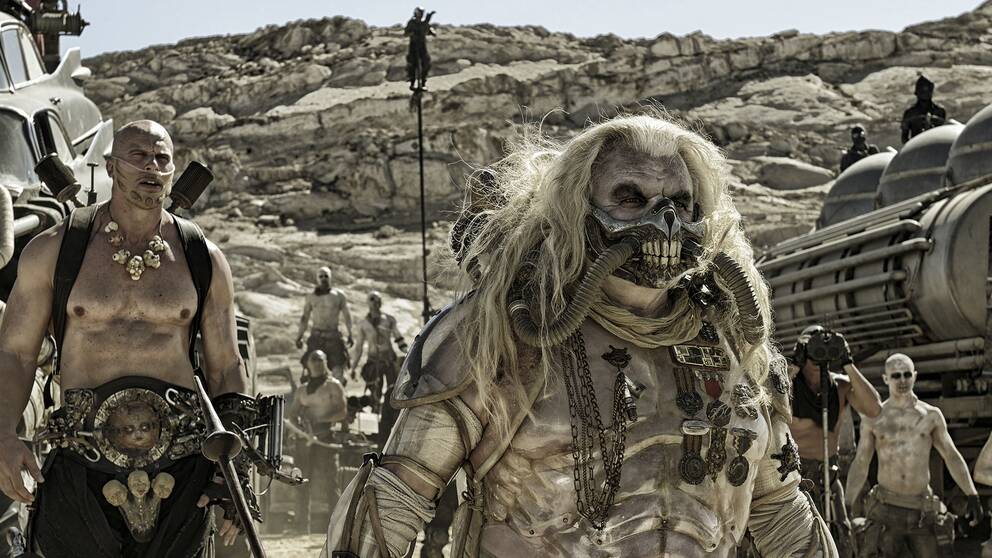 Hugh Keays-Byrne som Immortan Joe i Mad Max: Fury road.