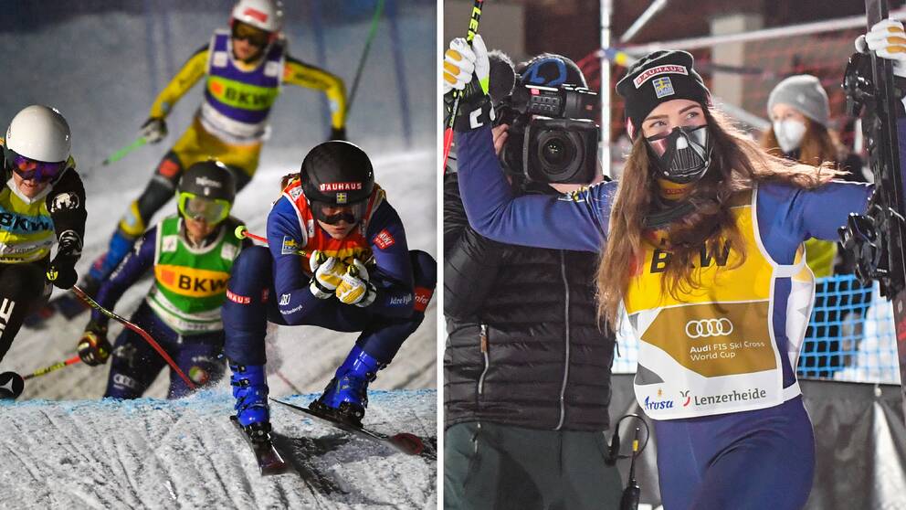 Alexandra Edebo tog första segern i världscupen.