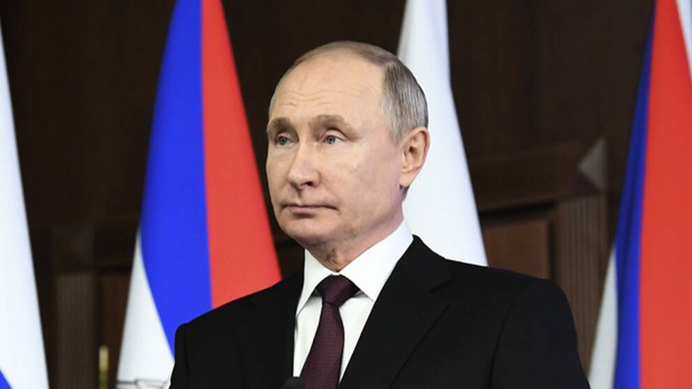Vladimir Putin, Rysslands president.