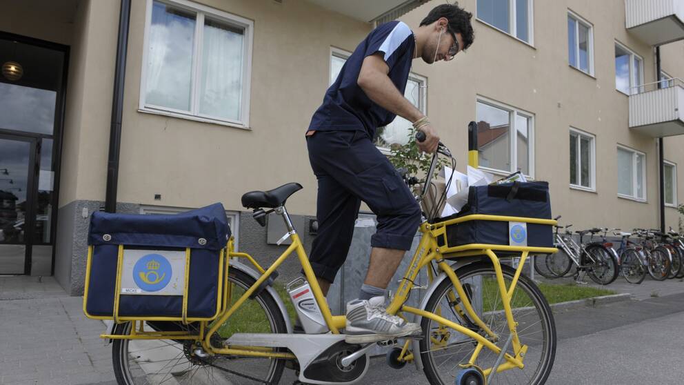 brevbärare på cykel