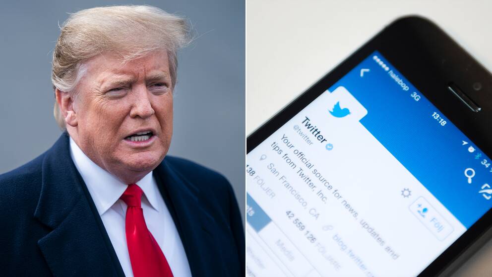 Donald Trump var väldigt aktiv på Twitter under sin presidentperiod.