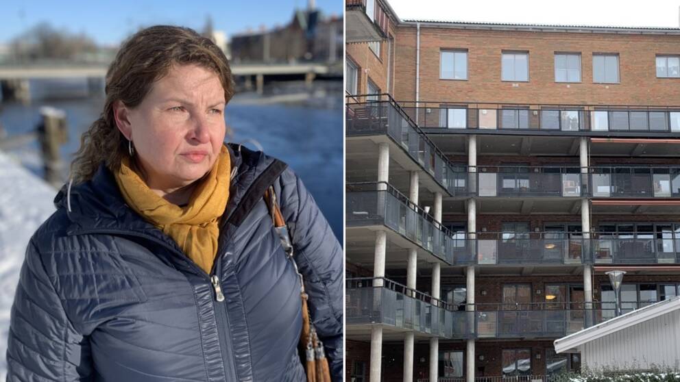 Undersköterskan Izabela Winroth jobbar som undersköterska på demensavdelningen på äldreboendet Attendo Nissastrand i Halmstad.
