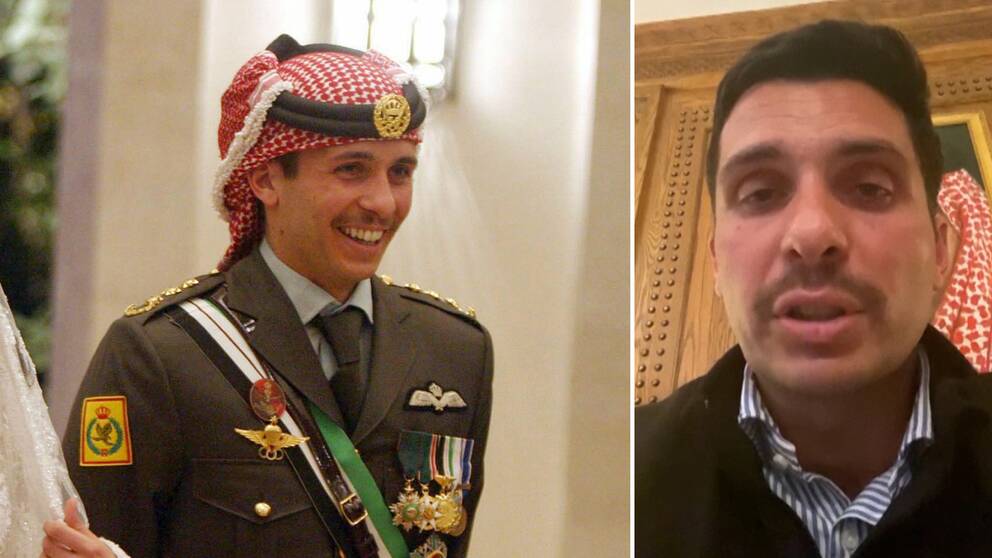 Bilden visar Jordaniens förre kronprins Hamza bin Hussein.