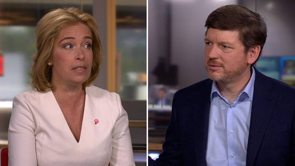 Annika Strandhall C Ar Seriosa Nar Det Blaser Svt Nyheter