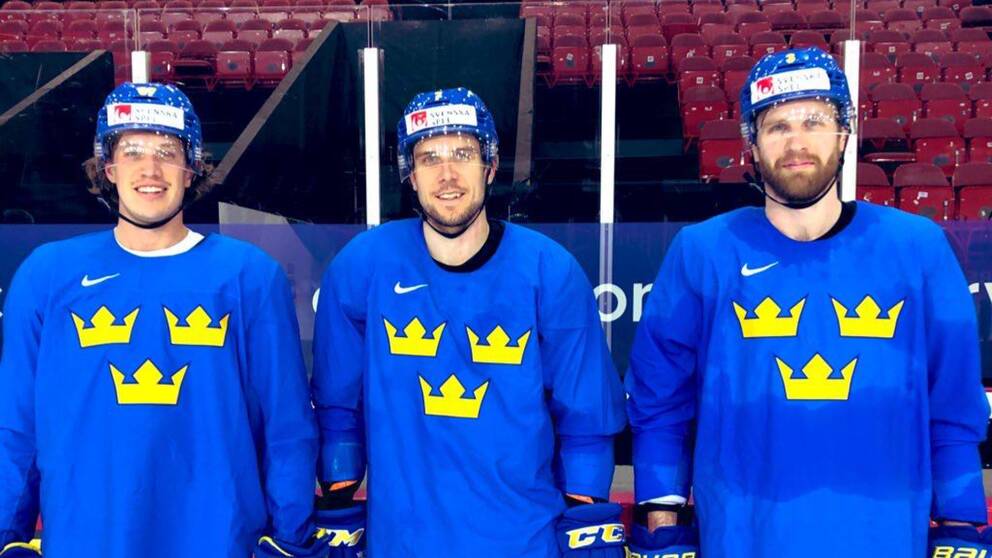 Rickard Rakell, Henrik Tömmernes och Klas Dahlbeck kommer att leda Tre Kronor på isen.