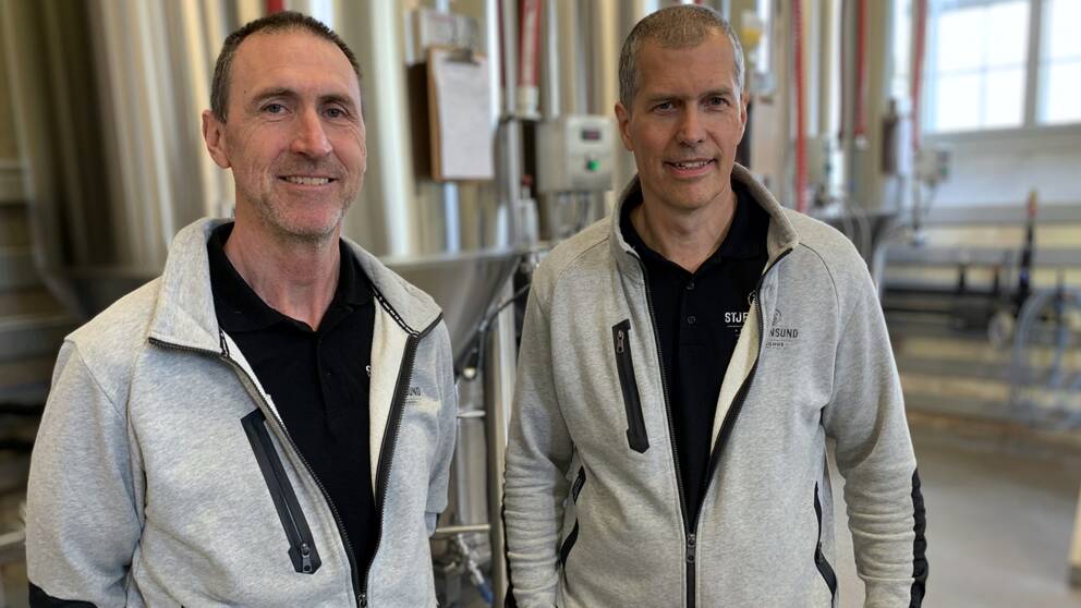 Per Vikström och Peter Sundlöf satsar på lokala råvaror i sitt bryggeri