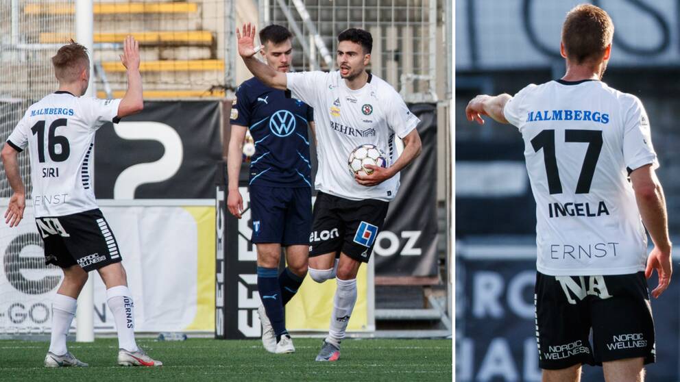 Örebrospelarna hade sina mammors namn på ryggen