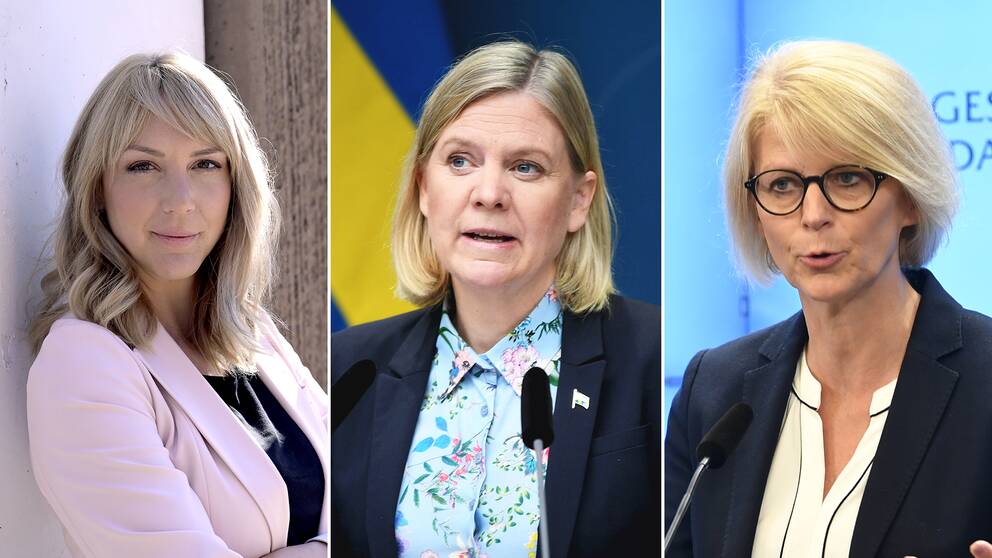 Frida Bratt, Magdalena Andersson, Elisabeth Svantesson