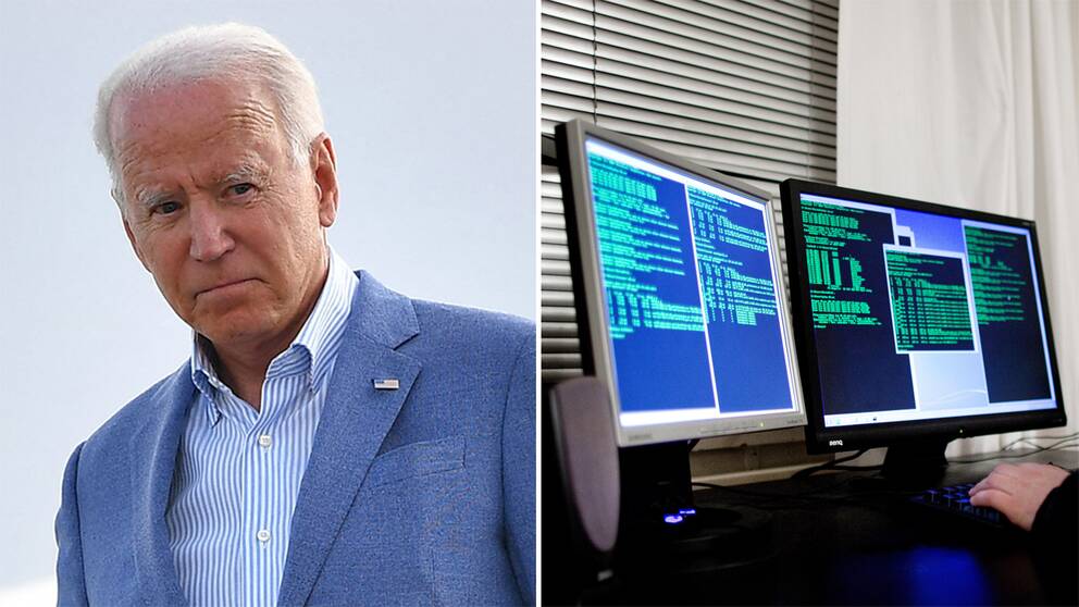Joe Biden vid besöket i Michigan/Genrebild.