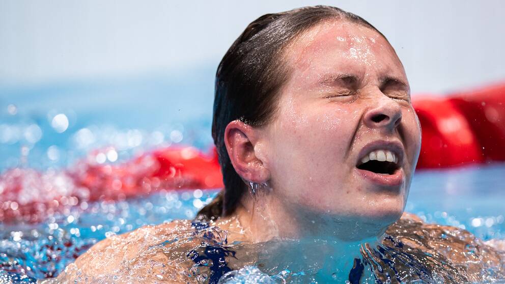 Sophie Hansson var känslosam efter OS-finalen på 100 meter bröstsim.