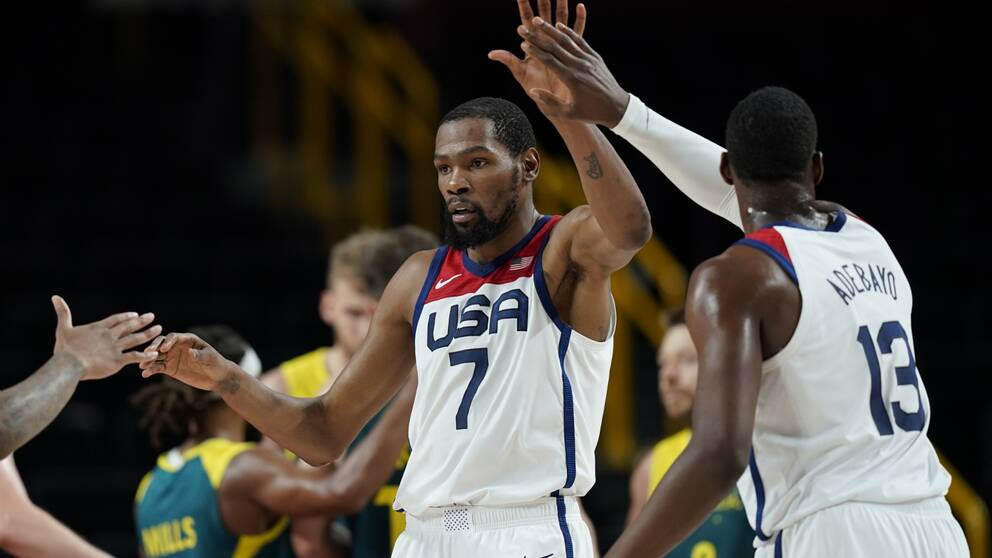 Kevin Durant var poängbäst med sina 23 poäng.