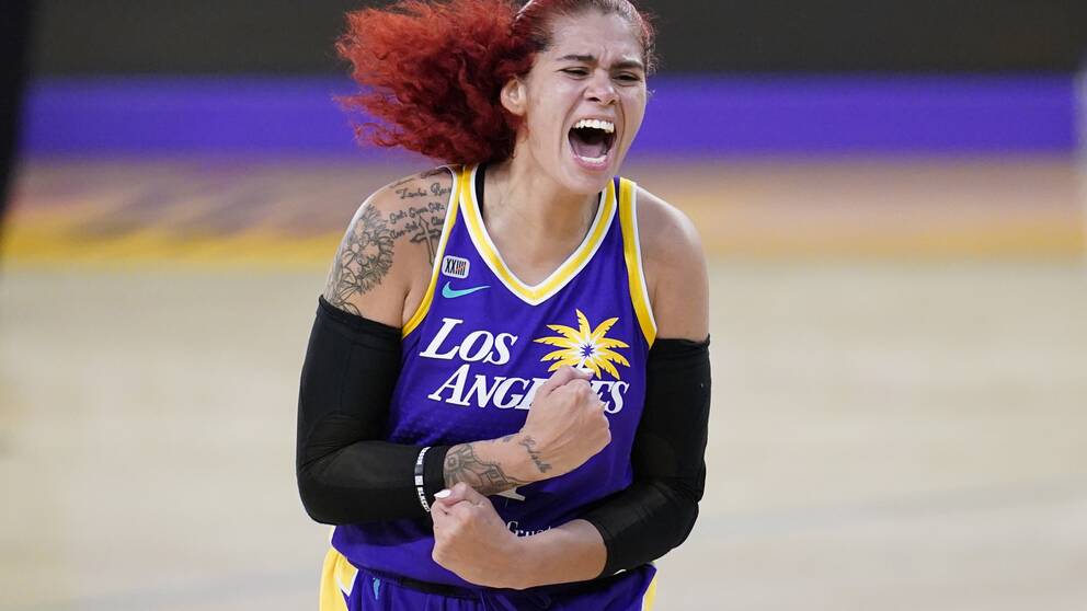 Amanda Zahui gör sin sjunde säsong i WNBA.