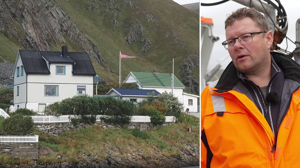 Hus på norska landbygden och fiskaren Kurt Nilsen.