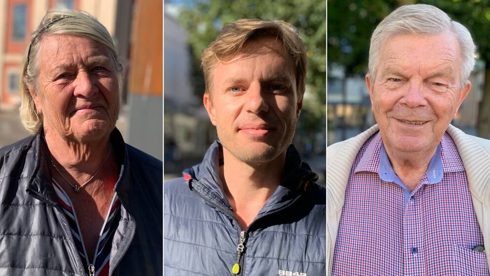 Var sin bild på Birgitta Larsson, Jonas Bremer och Henric Grännö.