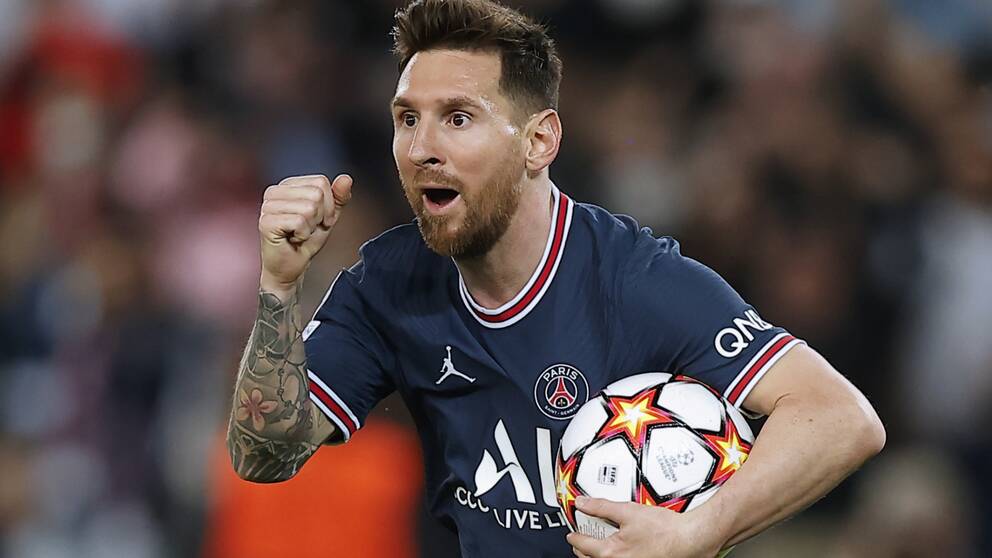 Messi gjorde två mål i PSG:s 3-2-seger.