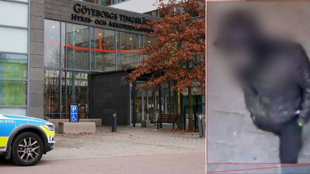 Den misstänkte 17-åringen på en av övervakningsbilderna som används i förundersökningen.